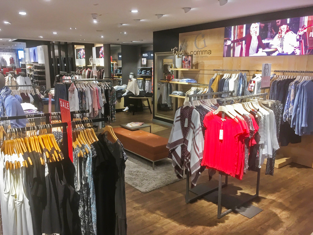 Referenz Ladenbau Modehaus Verkaufsraum